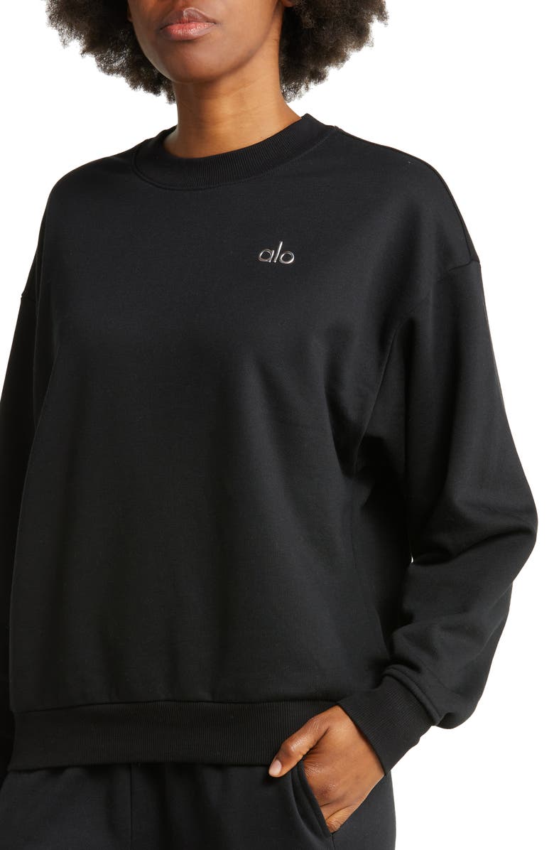 Alo Accolade Crewneck Sweatshirt, Alternate, color, 