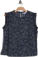 DR2 by Daniel Rainn Smocked Ruffle Tank