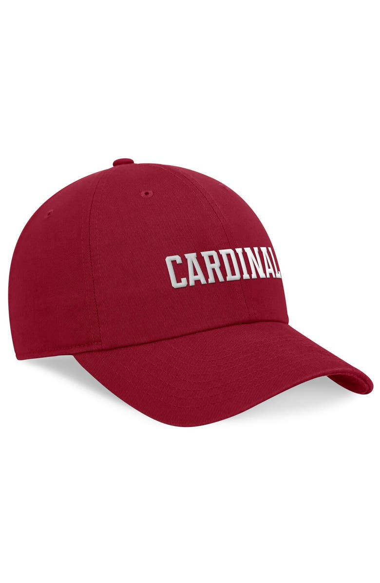 Nike Men's Nike Cardinal Stanford Cardinal 2024 On-Field Club Adjustable Hat, Alternate, color, Cardinal