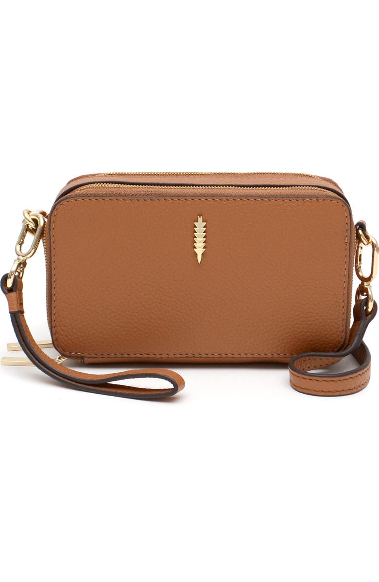 Thacker Ronnie Pebbled Leather Crossbody Bag, Main, color,