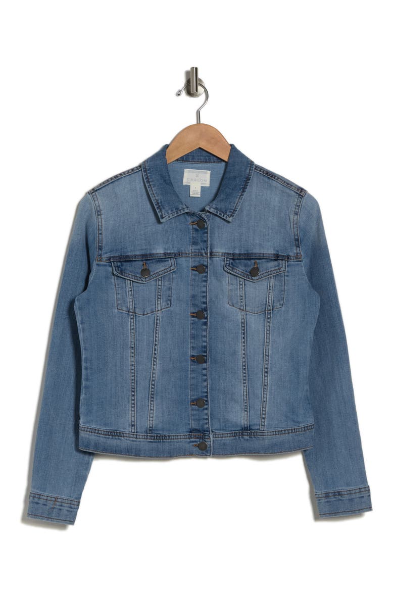 Classic Denim Jacket, Alternate, color, LIGHT WASH