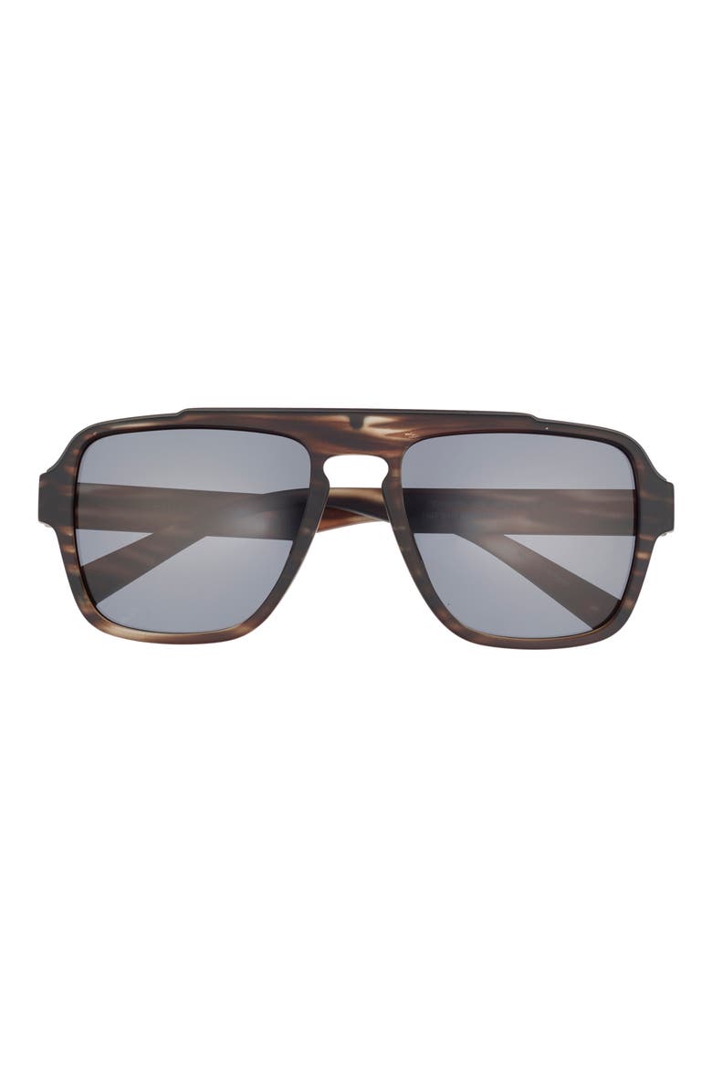 54mm Navigator Sunglasses, Main, color, SMOKE HORN