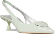 Kate Spade New York lover crinkle patent leather slingback pump