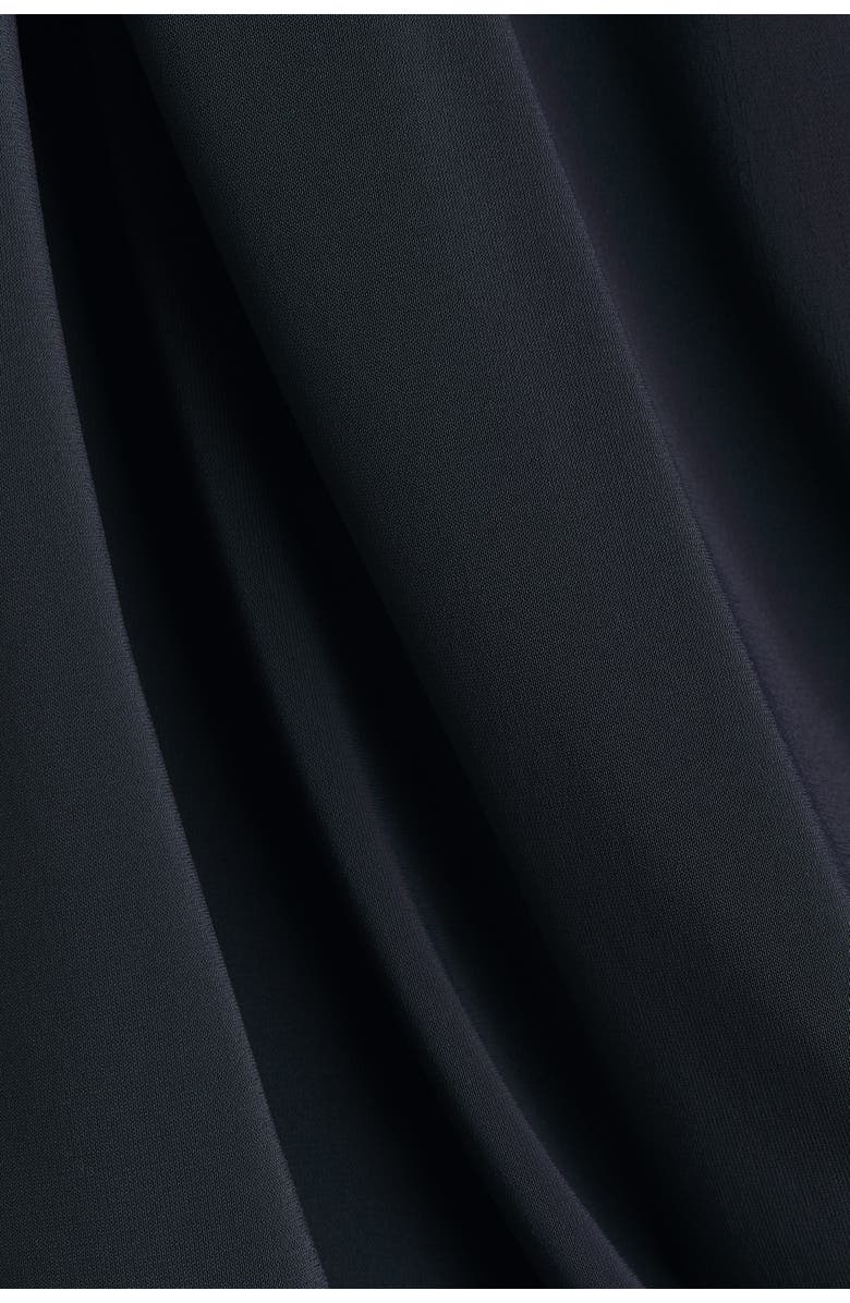 H&M Draped Maxi Dress, Alternate, color, Black