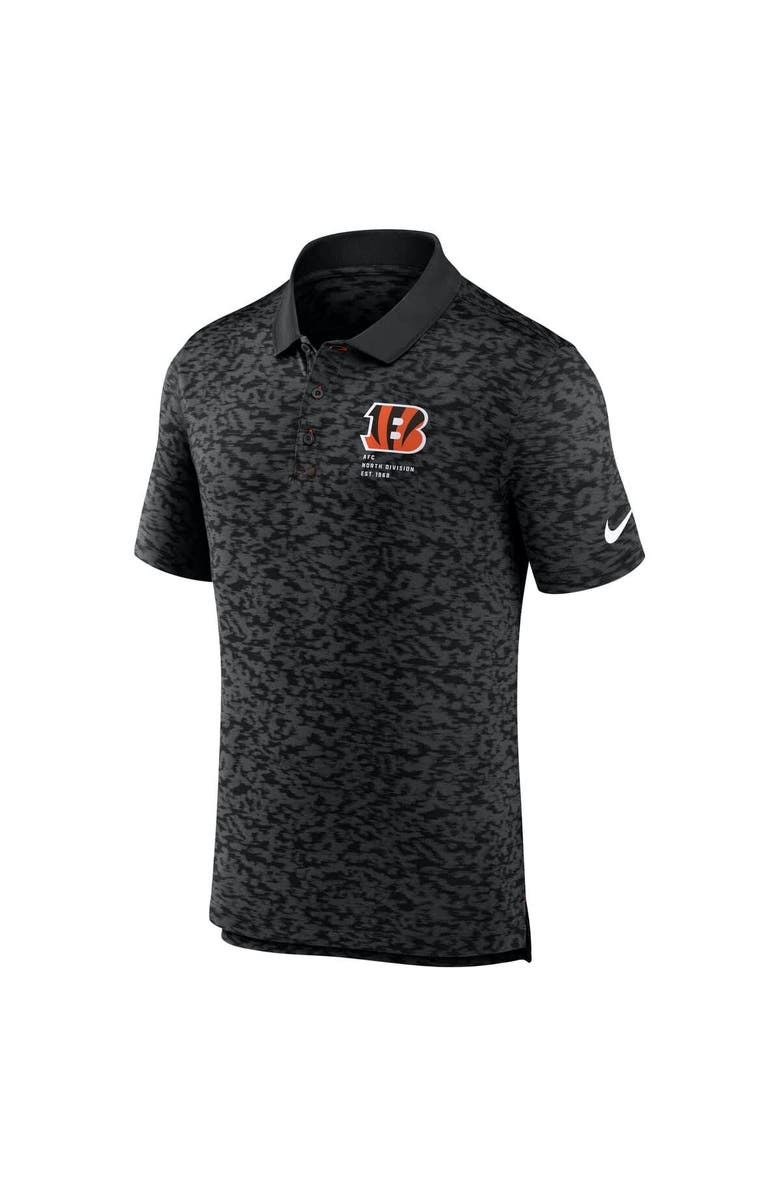 Nike Men's Nike Black Cincinnati Bengals Pique Fashion Performance Polo, Alternate, color,