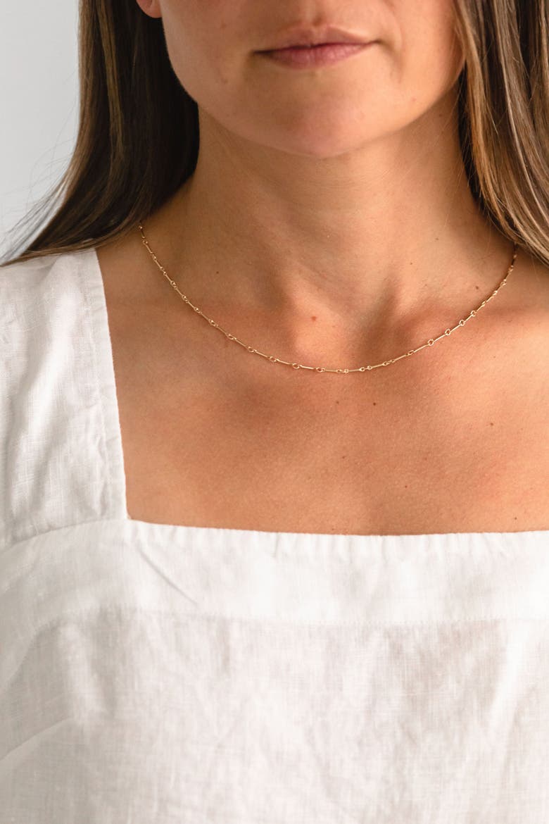Alice Link Necklace, Alternate, color, 14k Gold Fill - 16-18"