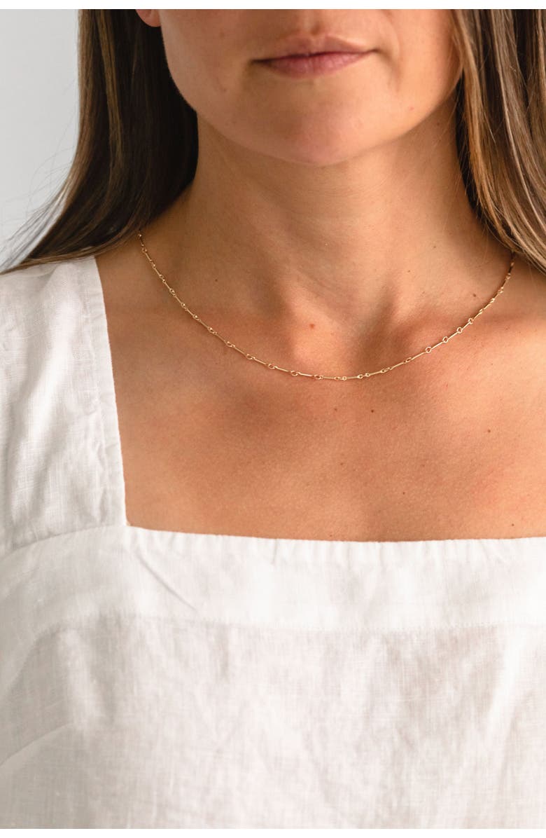 Sheena Marshall Jewelry Alice Link Necklace, Alternate, color, 14K Gold Fill - 16-18"