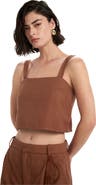 Beach Life by Gottex Resort Embroidered Crop Top Cover-Up