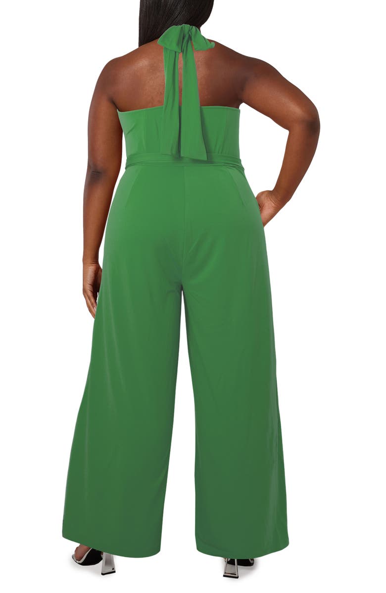 Marée Pour Toi Wide Leg Halter Jumpsuit, Alternate, color,