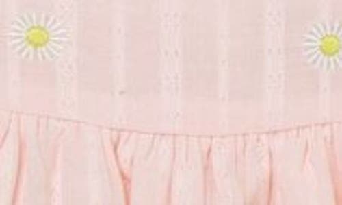 LITTLE ME LITTLE ME DAISY EMBROIDERED EYELET SUNDRESS & BLOOMERS SET
