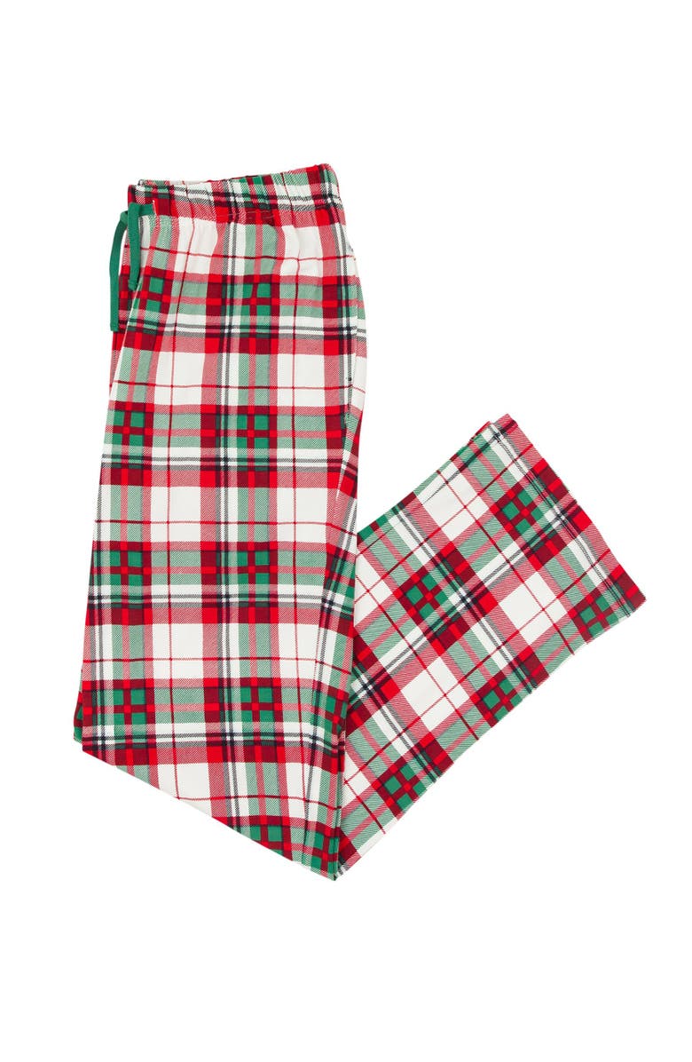 RuffleButts Modal Blend Gender Inclusive Adult Pajama Pants, Main, color, Dashing Dreams Plaid
