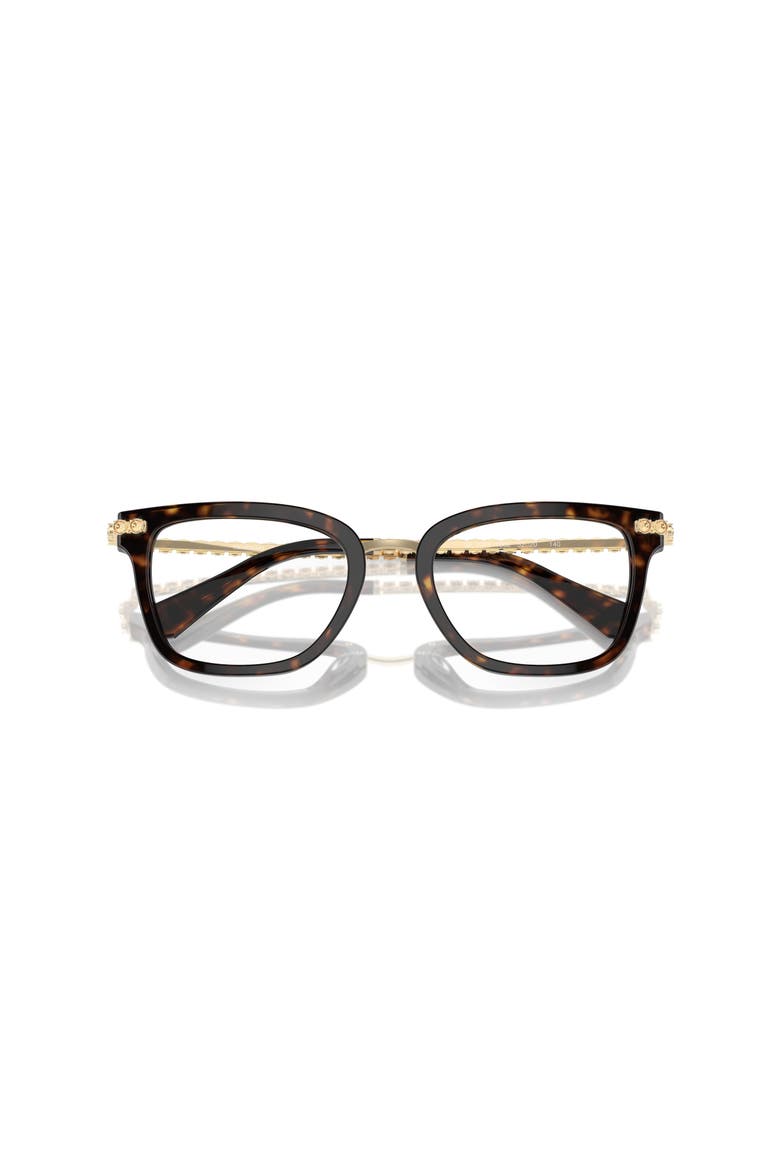 52mm Square optical glasses, Alternate, color, Brown