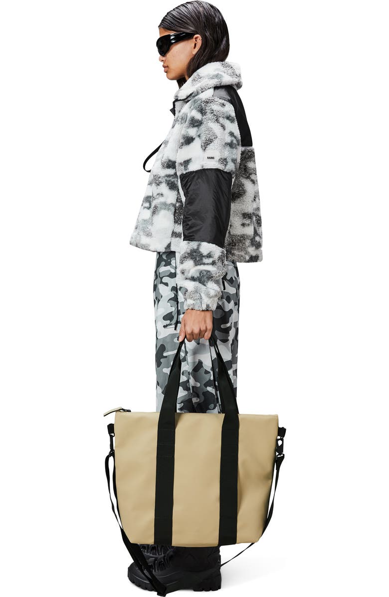 Rains Waterproof Mini Tote Bag, Alternate, color, Sand