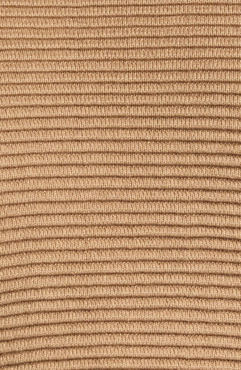 Eileen Fisher Ottoman Stitch Tunic Sweater, Alternate, color, Biscuit