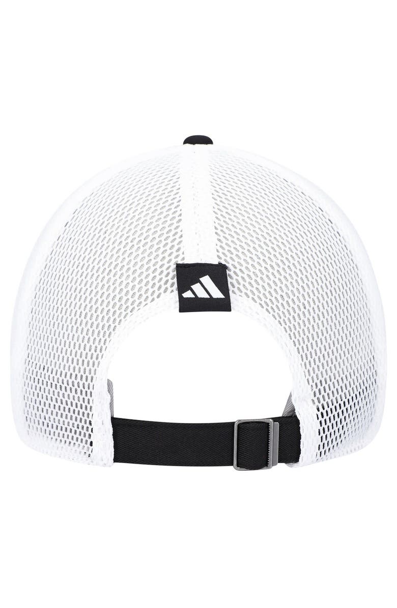 adidas Men's adidas Black Washington Capitals Color Pop Trucker Adjustable Hat, Alternate, color,