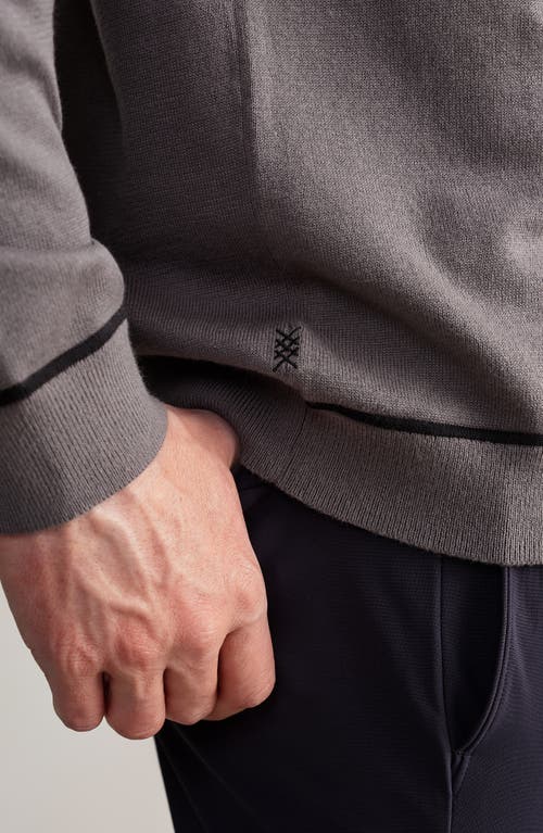 Rhone Compass Long Sleeve Polo In Multi