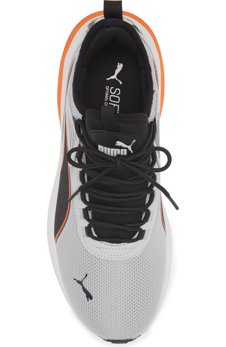 PUMA Amplifier Sneaker, Alternate, color, Flat Light Gray-Black-Orange