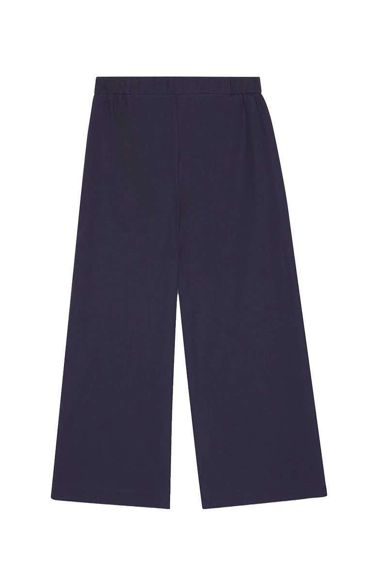 ottod'Ame Poplin Culottes Trousers, Alternate, color, Blue