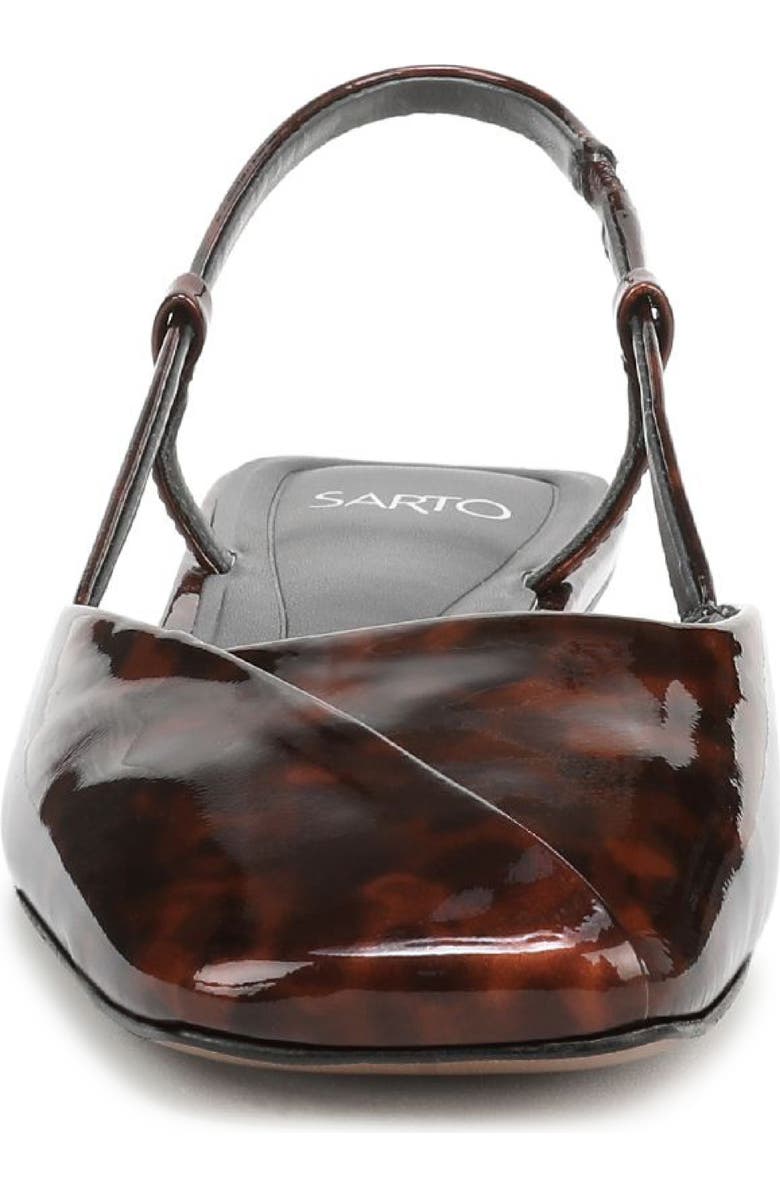 SARTO by Franco Sarto Telica Slingback Flat, Alternate, color, Brown