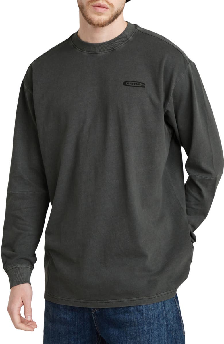 G-STAR Relaxed Pigment Dye Long Sleeve T-Shirt, Main, color, 
