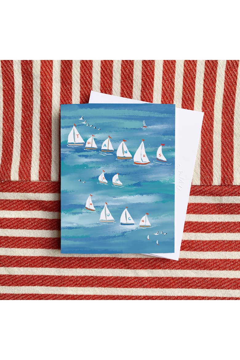 Thank You Greeting Card Pack Sets (3 ct) Regatta Thanks So Much, Alternate, color, Multi-Pack