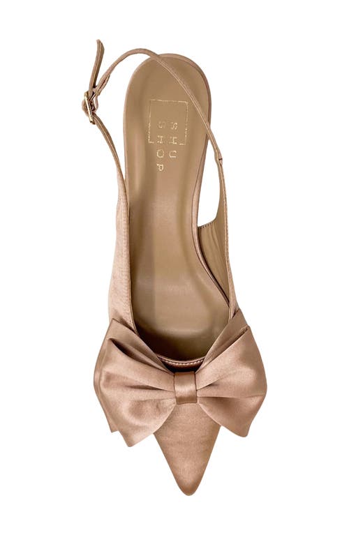 Shushop Nora Slingback Kitten Heel Pump In Multi