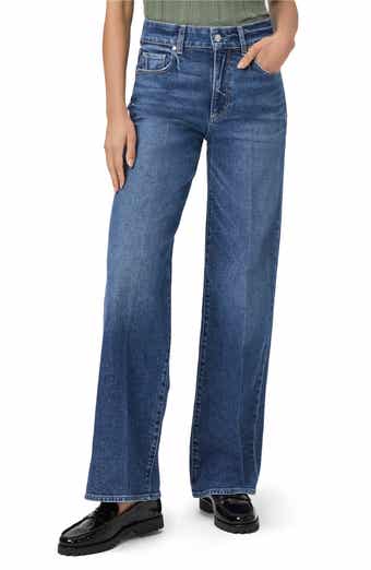 PAIGE Sasha High Waist Wide Leg Jeans
