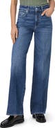 PAIGE Sasha High Waist Wide Leg Jeans