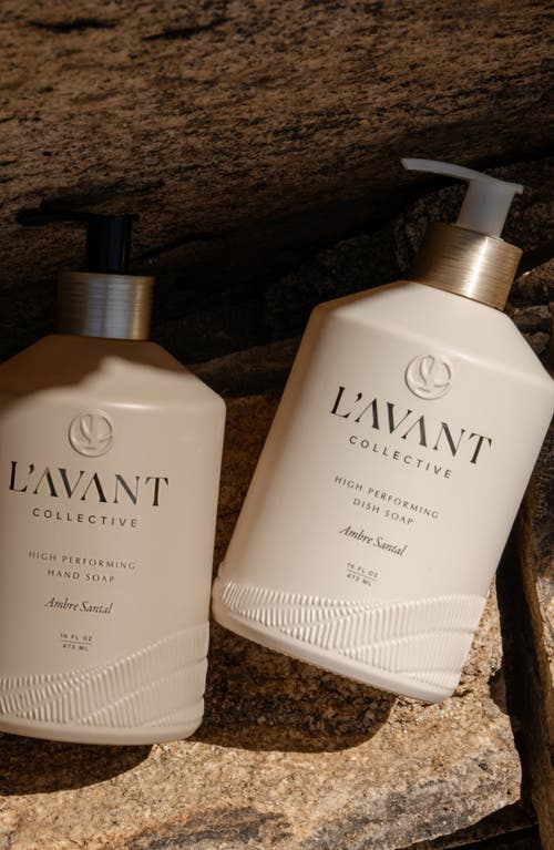 L'avant Collective Ambre Santal High Performing Dish Soap In White