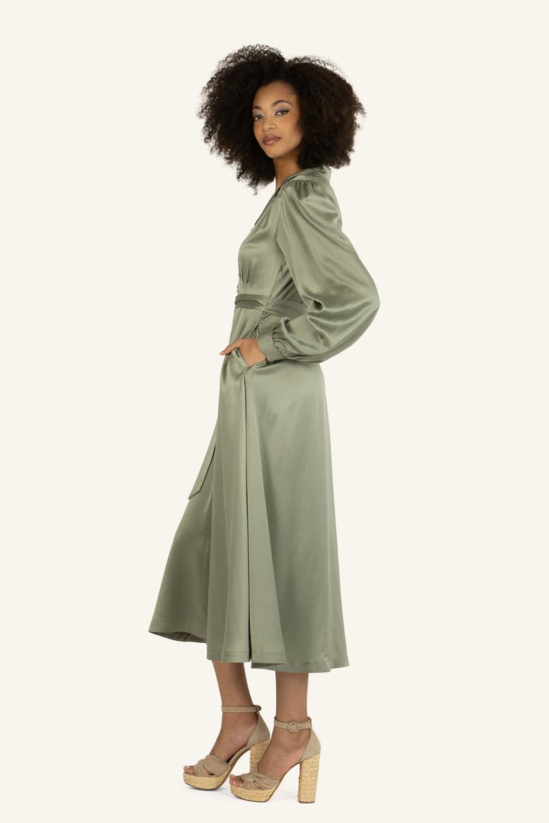 Polly Dress, Alternate, color, Lauren Green