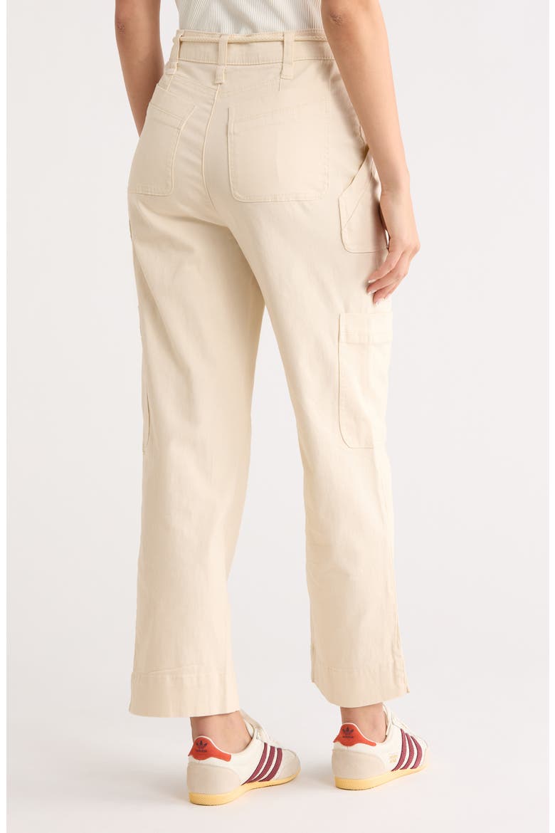 'Ab'Solution Utility Skyrise Ankle Pants, Alternate, color, ECRU