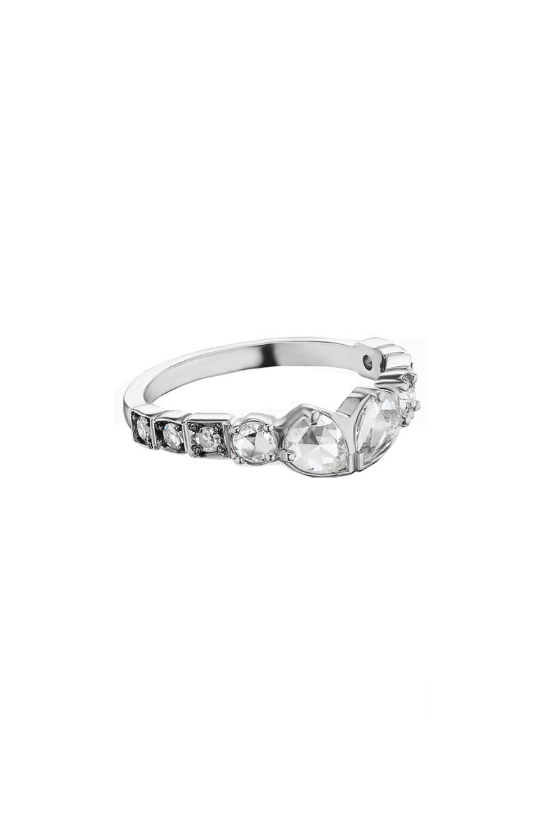 Petit Sacred Band Ring, Alternate, color, WHITE GOLD/ DIAMOND