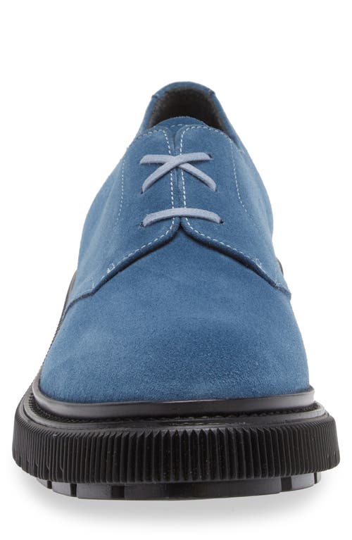 Adieu Plain Toe Derby In Blue