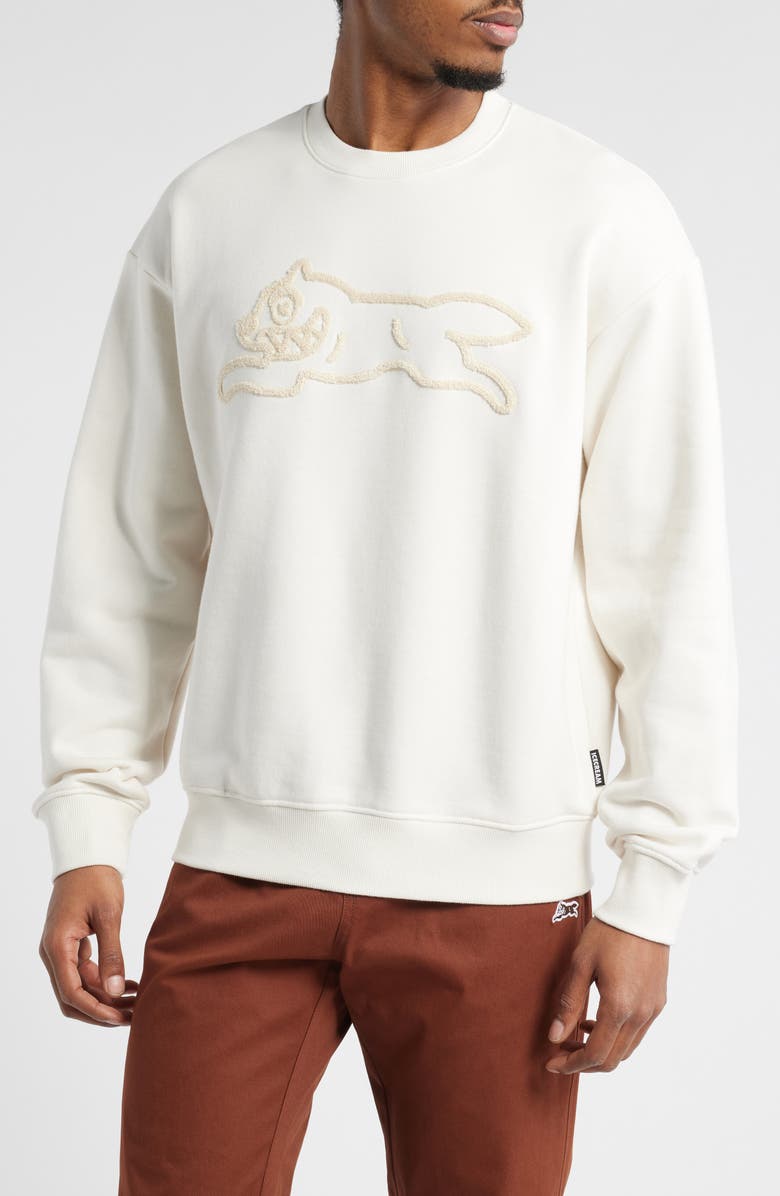 ICECREAM Tone Sweatshirt, Main, color, Whisper White