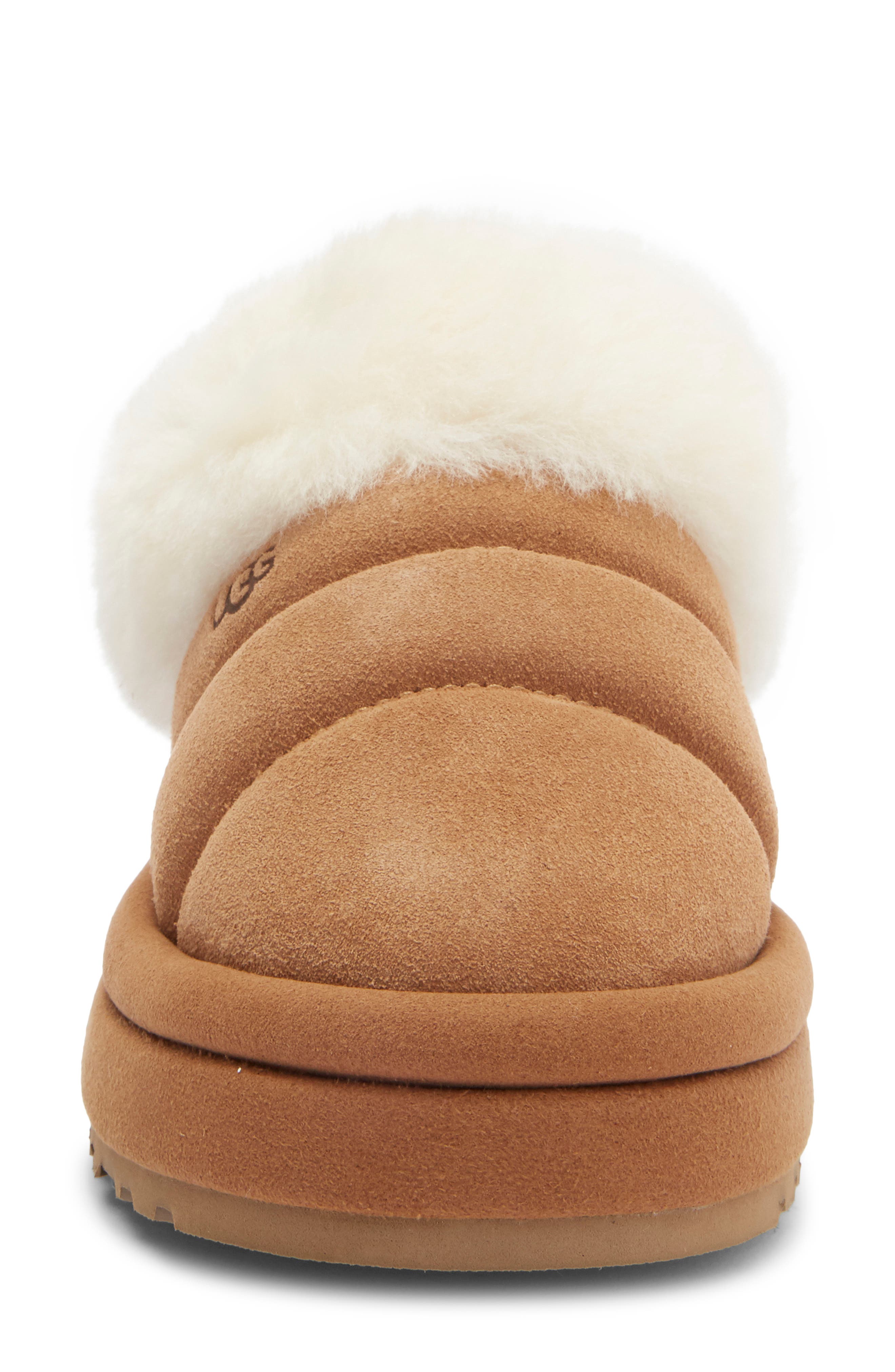 Kids' Tazzlita Faux Fur Clog, Alternate, color, CHESTNUT
