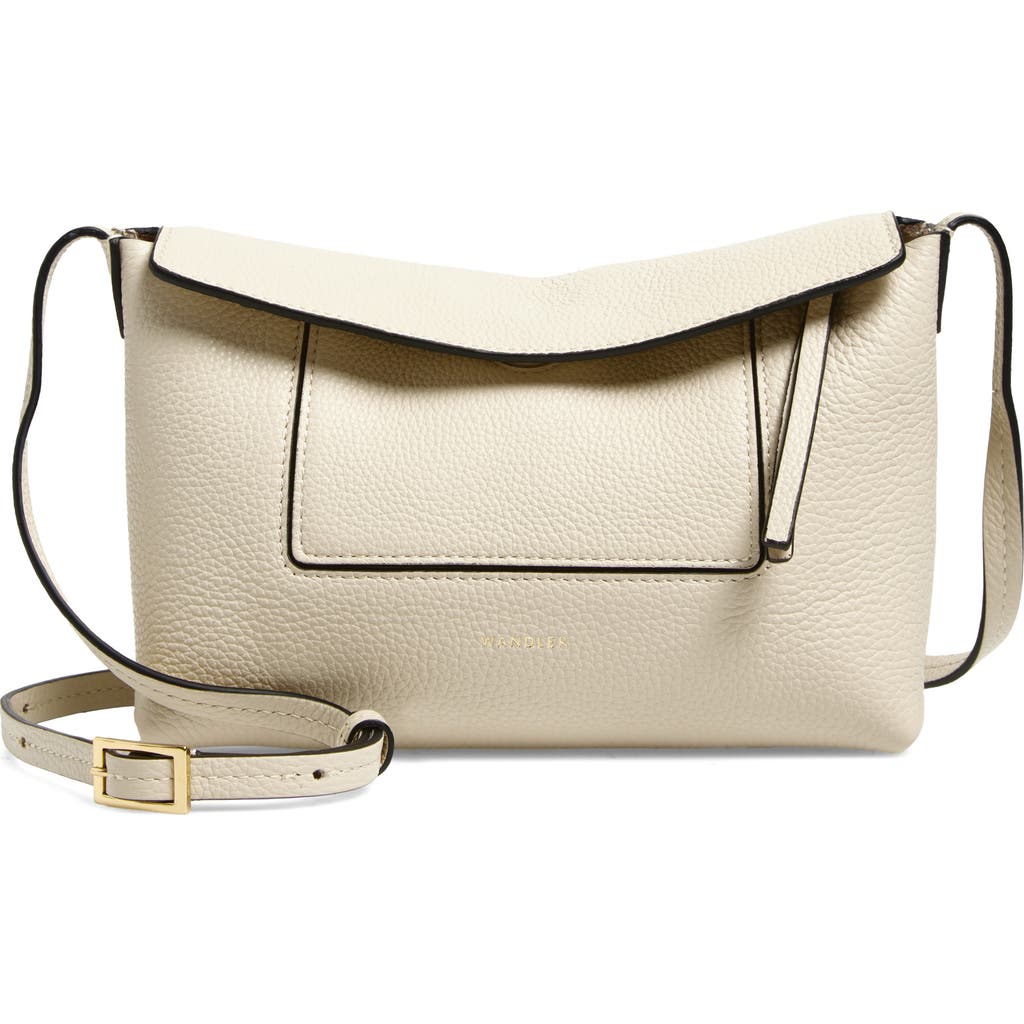 Wandler Mini Penelope Slouch Leather Shoulder Bag In Neutral