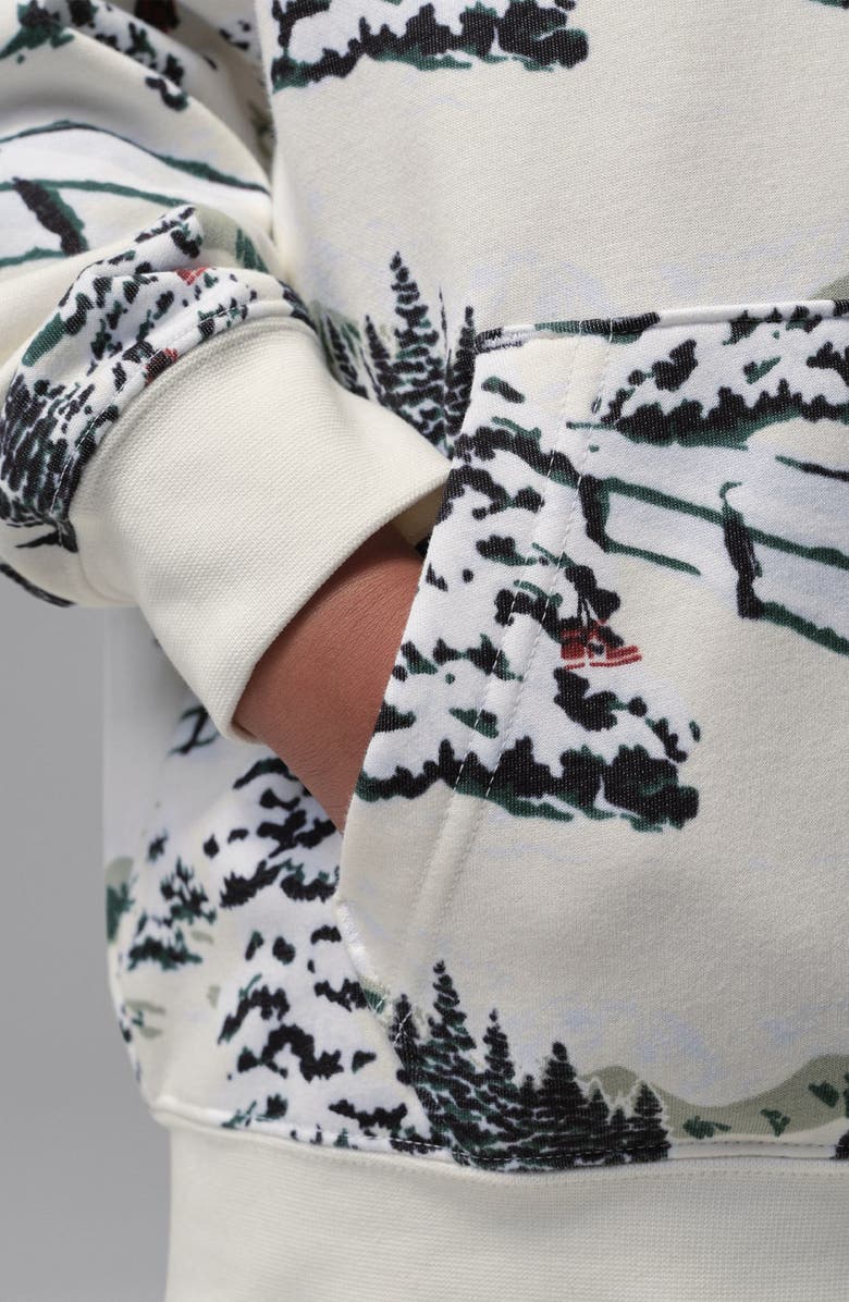 Jordan Kids' Brooklyn Fleece Holiday Hoodie & Joggers Set, Alternate, color, Sail