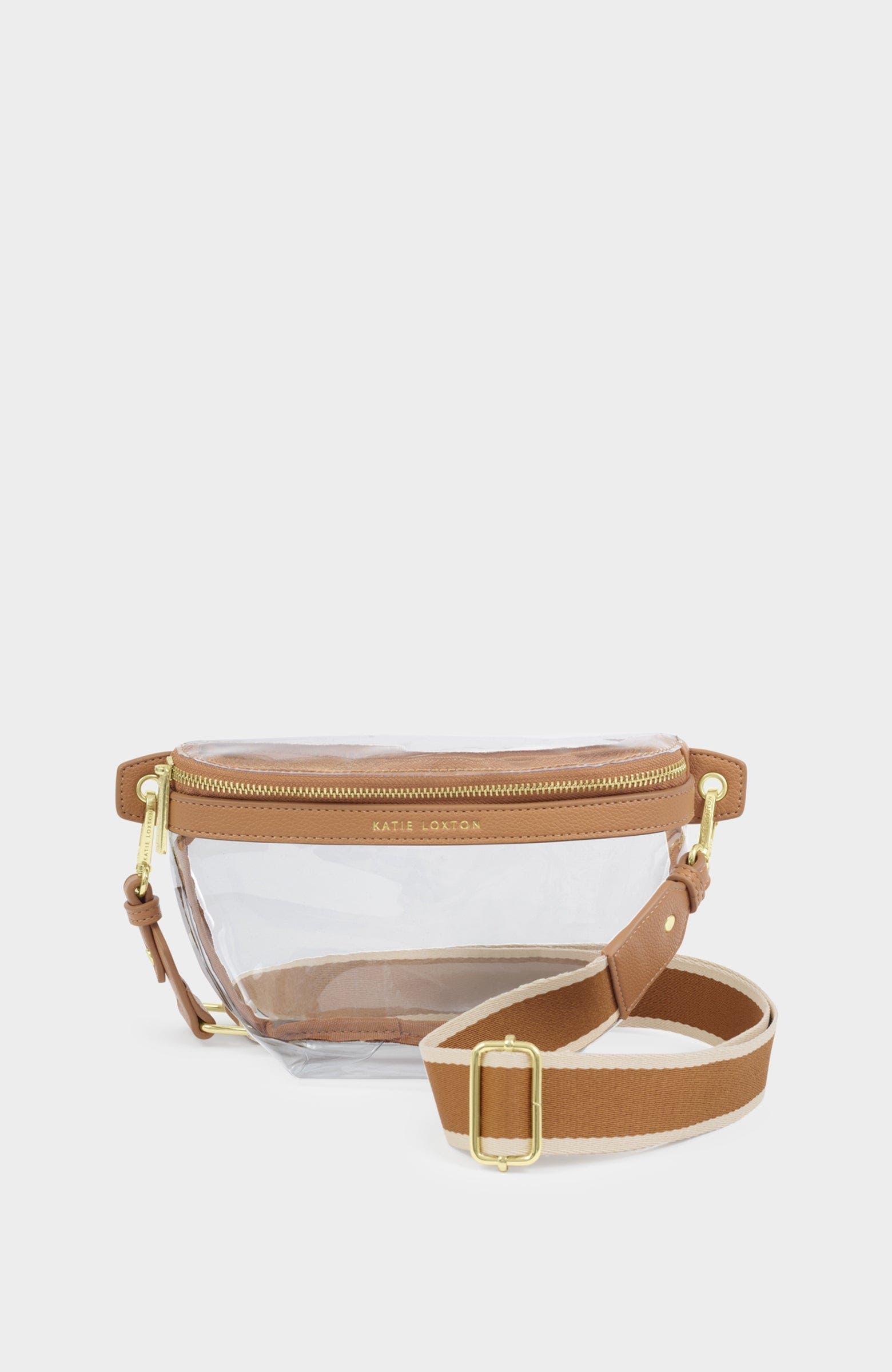 Katie Loxton Stadium Belt Bag, Main, color, Tan