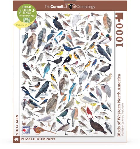 Birds of Western North America 1000 Piece Puzzle