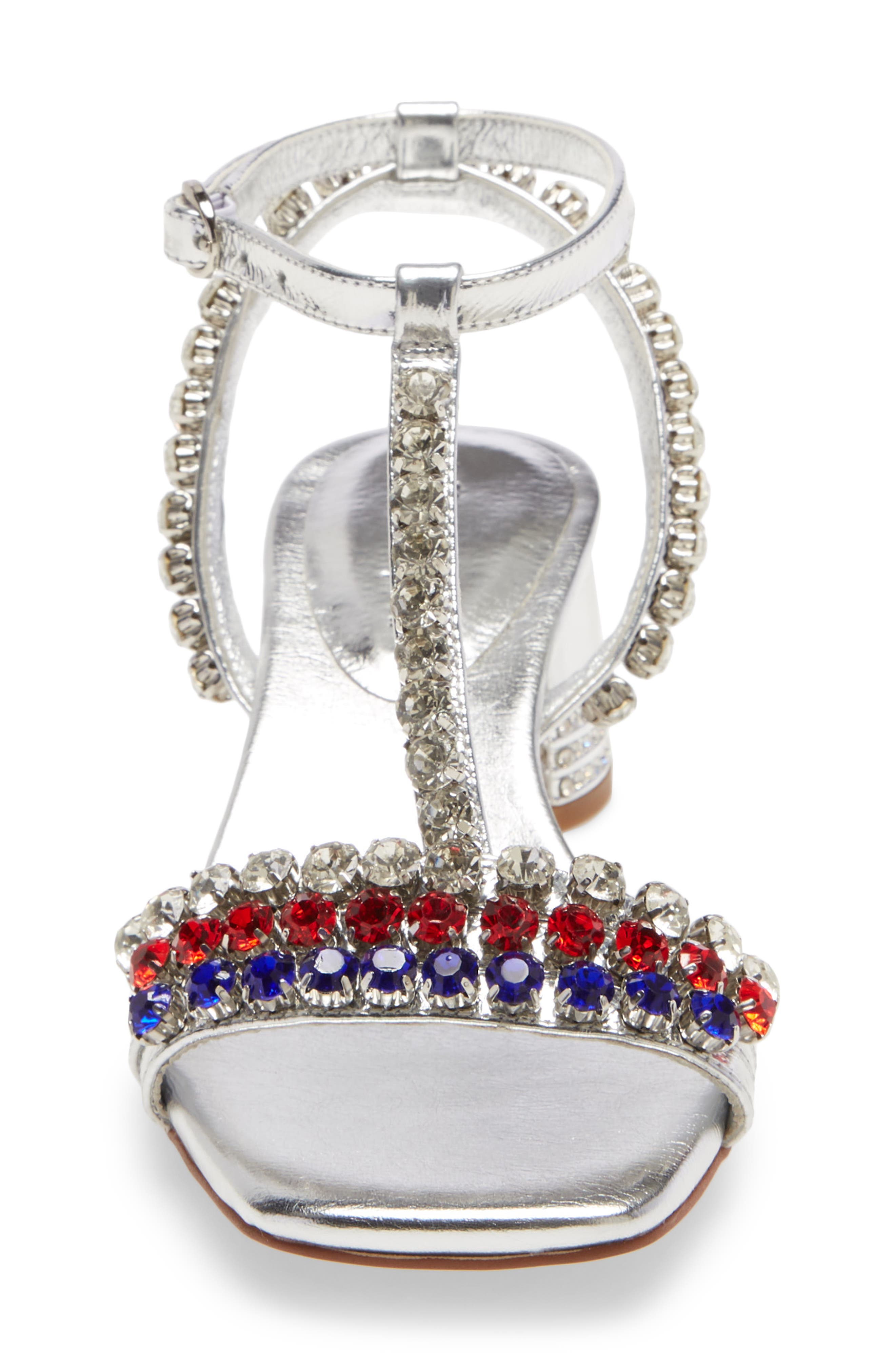 Jeffrey Campbell Reyn Jewel T-Strap Sandal, Alternate, color, 