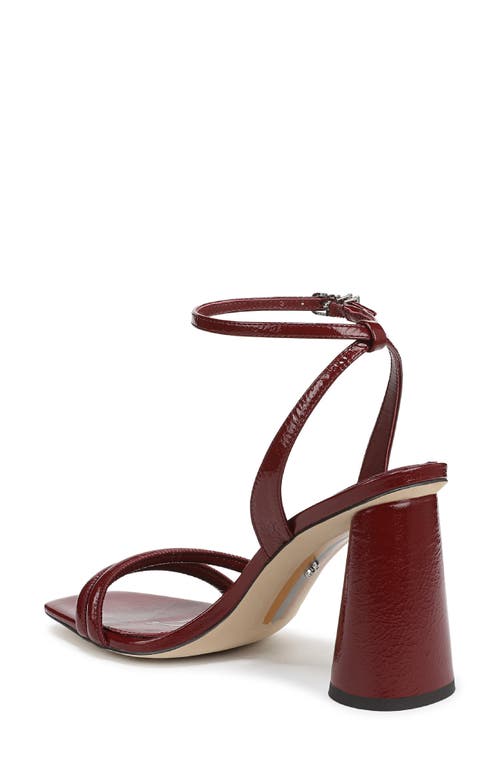 Sam Edelman Kia Strappy Sandal In Burgundy