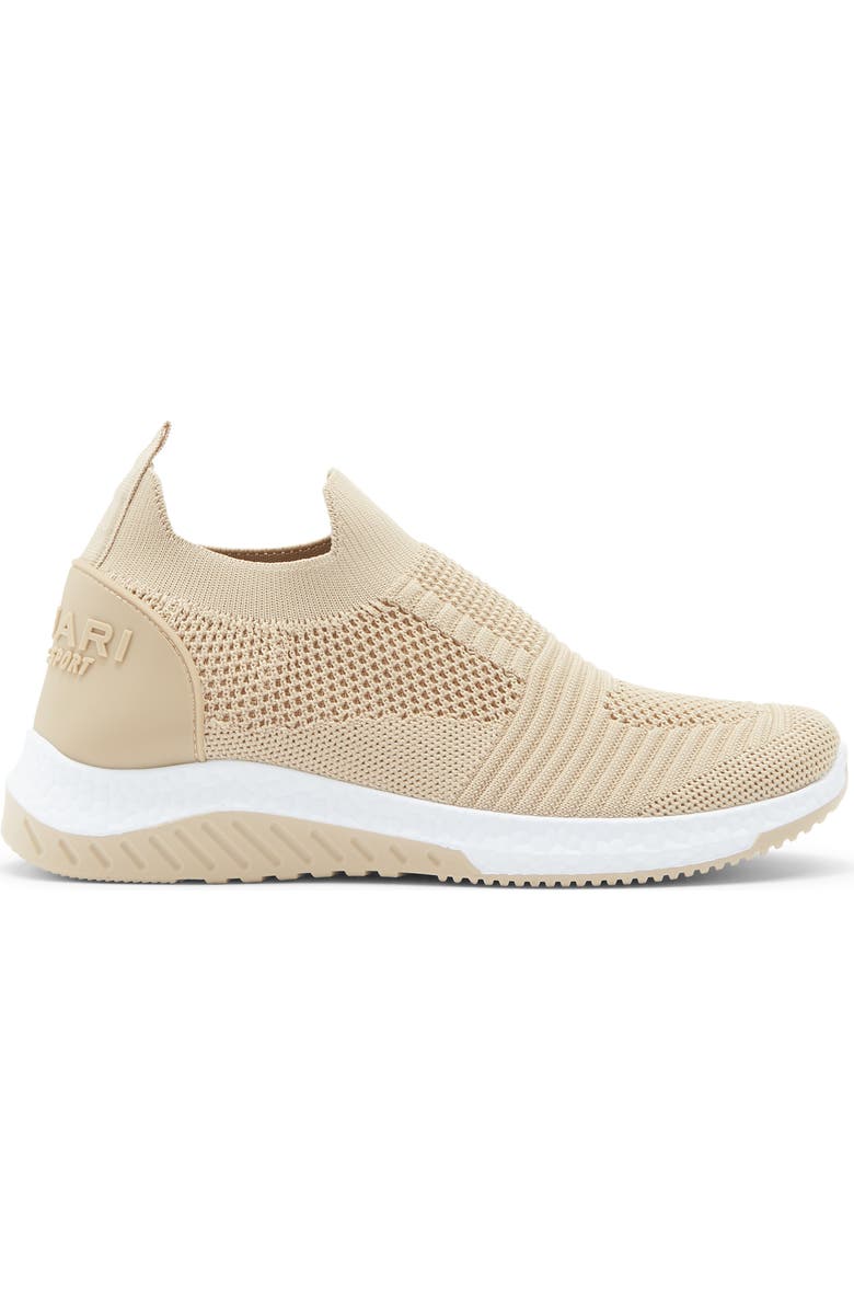 Tahari Knit Slip-On Sneaker, Alternate, color, Natural