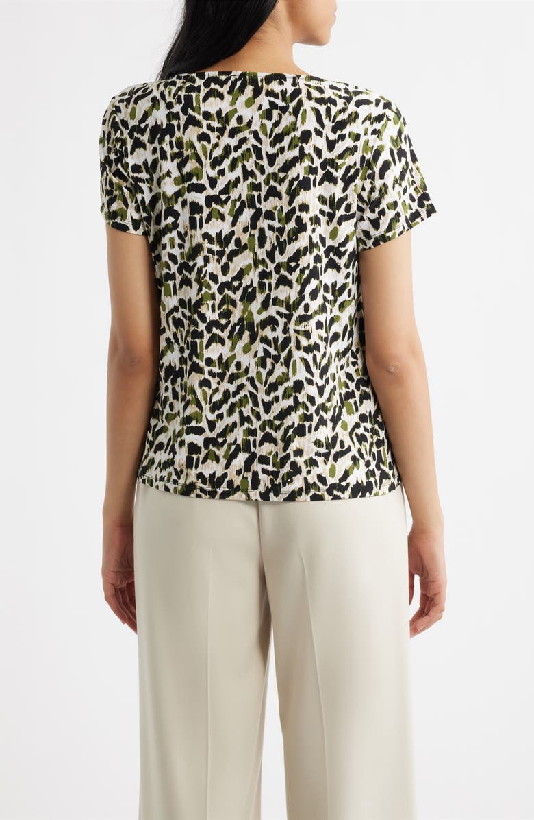 AK ANNE KLEIN Asymmetric Neck Top, Alternate, color,