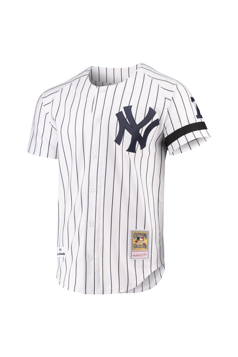 Don Mattingly New York Yankees Mitchell & Ness Cooperstown Collection Authentic Jersey - White, Alternate, color, White
