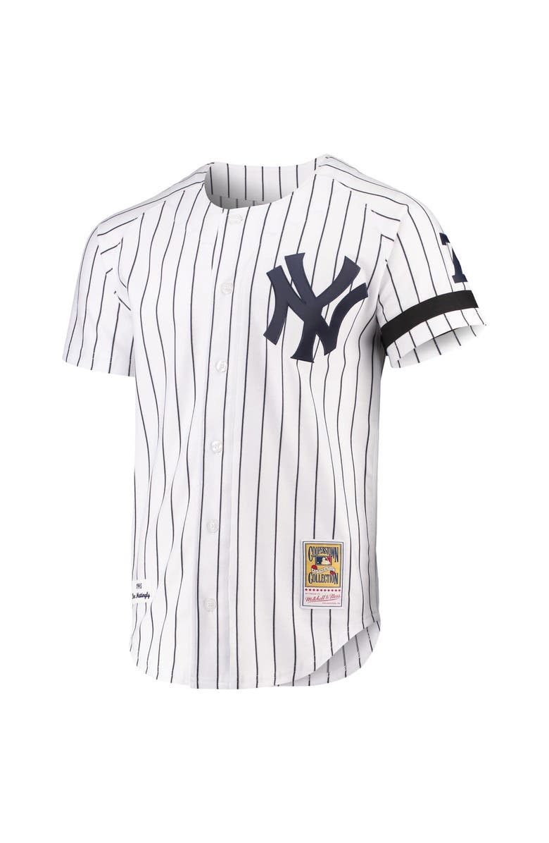 Mitchell & Ness Don Mattingly New York Yankees Mitchell & Ness Cooperstown Collection Authentic Jersey - White, Alternate, color,