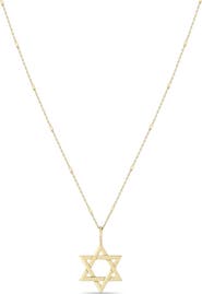 Zoë Chicco Star of David Pendant Necklace
