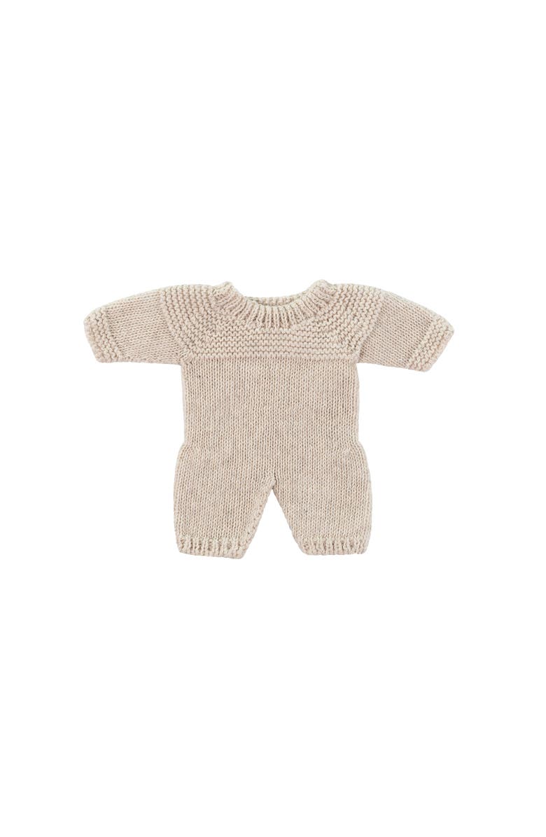 Miniland Knitted Pajamas 8 1/4'' - A, Main, color, Beige