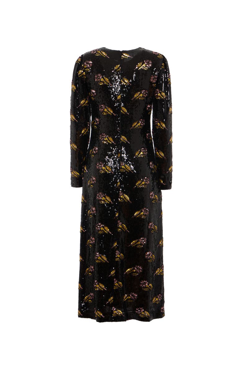 La DoubleJ Clingy Swing Embroidered, Alternate, color, Mayfair Paillettes Black