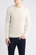 BOSS H-Leno Virgin Wool Crewneck Sweater