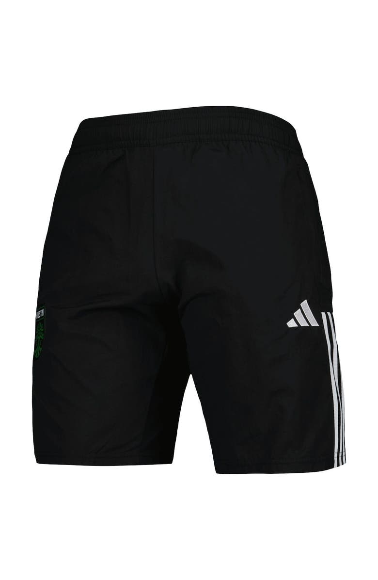 adidas Men's adidas Black Austin FC Downtime Shorts, Alternate, color, Black
